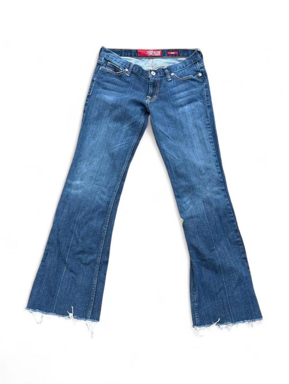 guess dare flare jeans 29 low riders Y2K mcbling